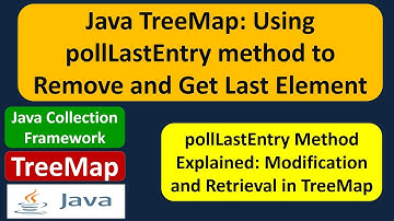 Java TreeMap: Using pollLastEntry method to Remove and Get Last Element | Java Collection Framework