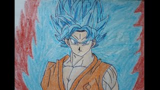 How to draw Goku ( Kaioken ) | Step by Step | Dragonball #youtube