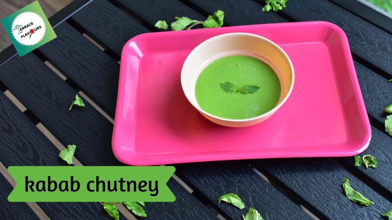 kabab chutney recipe | green mint chutney | street food | dahi chutney for starters restaurant style