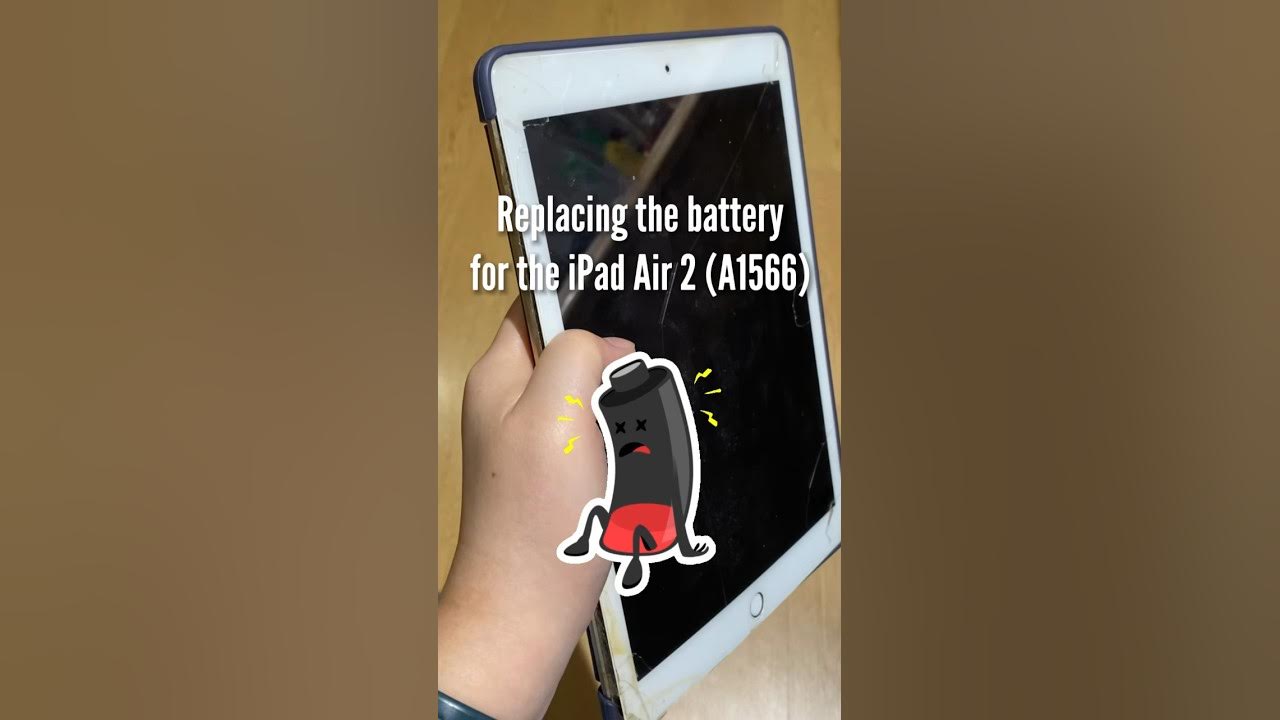 how-to-replace-ipad-air-2-a1566-battery-at-home-youtube