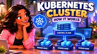 How a Kubernetes Cluster Works | Control Plane & Worker Nodes