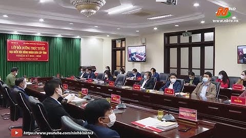 Lớp bồi dưỡng trực tuyến đại biểu HĐND cấp Tỉnh