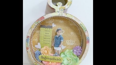 Off the page:DIY:Altered pocket watch layers shadow box by SaCrafters