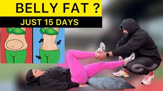 15 DAYS BELLY FAT LOSS - Sirf 3 Easy Exercise aur 2 Desi Nuske se hoga Belly Fat Khatam || imkavy