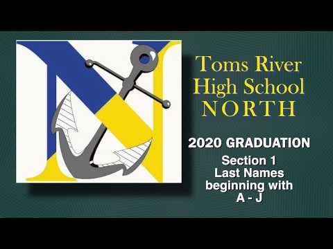 Toms River High School North 2020 Graduation Section 1