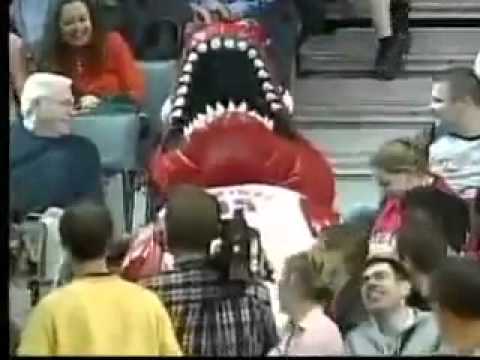 Thumb of Raptors Mascot Eats It video