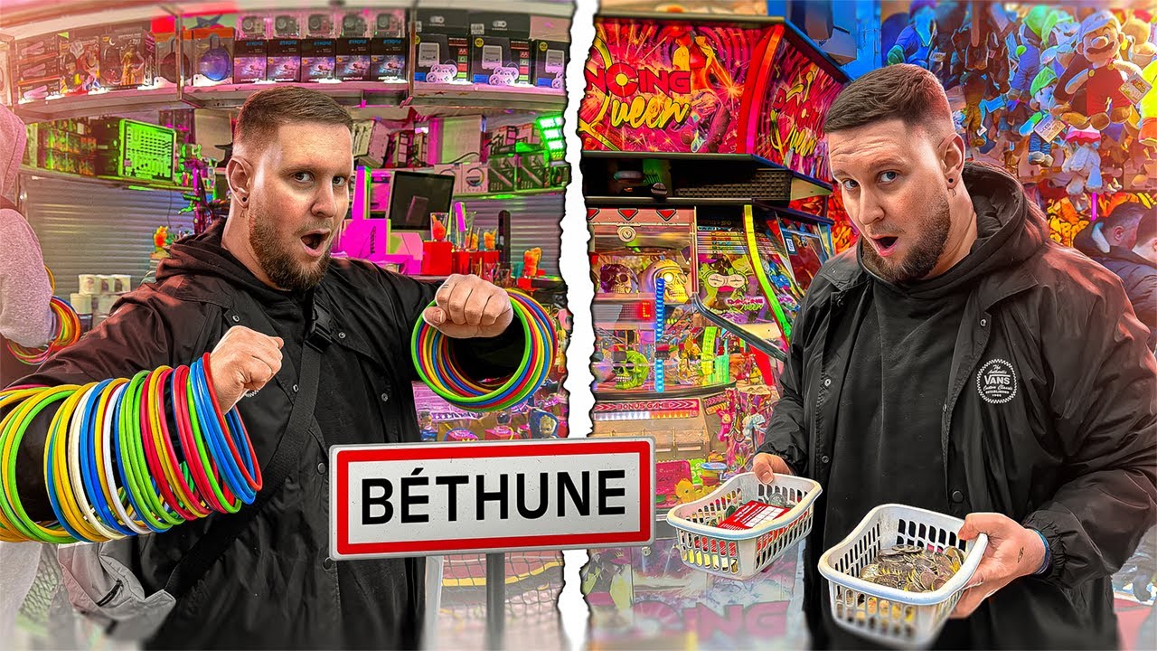 100€ : CERCEAUX vs MACHINE A PIECES : Quel stand Fait GAGNER le Plus de LOTS à la FETE FORAINE ? 🎡💰