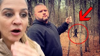 TERRiFYING BIGFOOT ENCOUNTER AT night In the WOODS!!