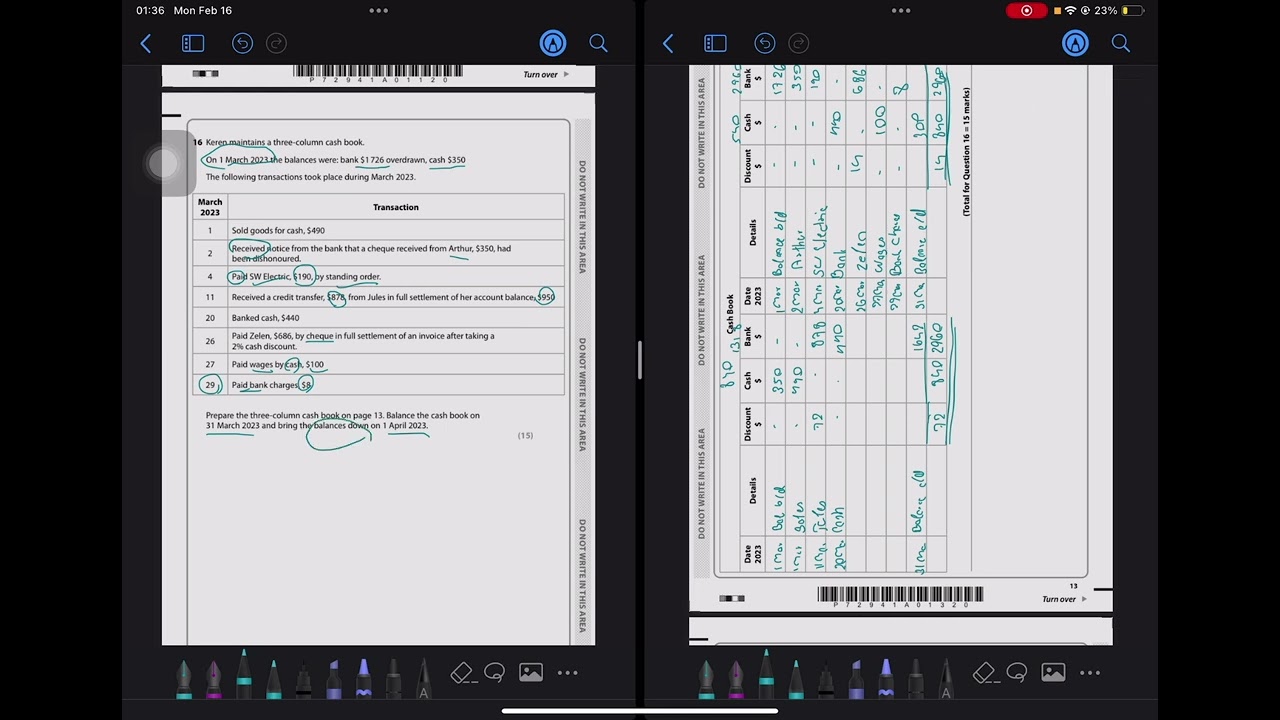 IGCSE - Accounting -  Double Entry(Part-2) - Full lesson explanation