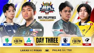 🔴 LIVE | MPL PH S18 | ENGLISH - Playoffs Day 3