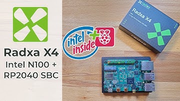 Radxa X4 - Powerhouse x86 SBC with onboard Raspberry Pi Pico!