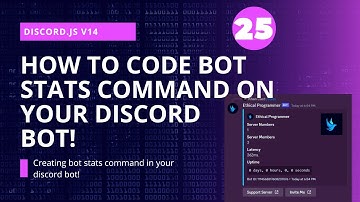 Building a Bot Stats Command in Discord.js v14 | Discord Bot Tutorial