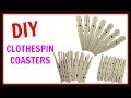 DIY Clothespin Coasters ~ Another Coaster Friday ~ Craft Klatch ~ How To DIY Clothespin Coasters ~ Another Coaster Friday ~ Craft Klatch ~ How To