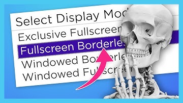 Fullscreen vs Borderless. Is there a difference in DX12 games?