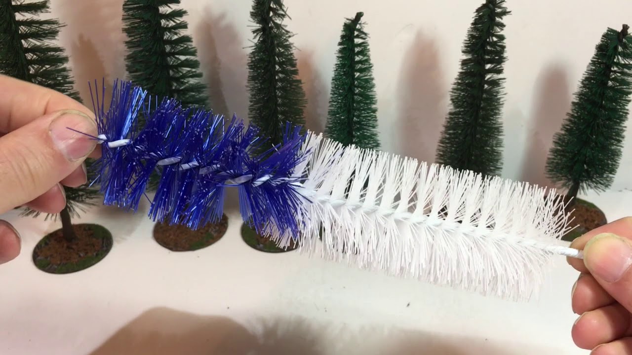 How to make a Realistic Miniature Pine Tree for Models, Wargaming, D&D and  Dioramas 