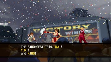 Capcom vs. SNK 2: Mark of the Millennium 2001 - Mai/Yuri/King - Arcade Mode Playthrough