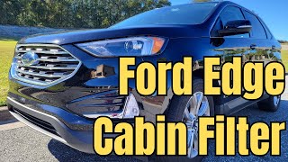 DIY: 2023 Ford Edge cabin filter change (NO TOOLS!)
