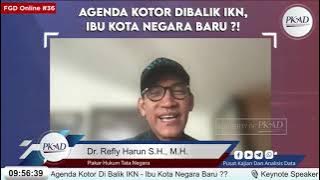 Dr. Refly Harun S.H., M.H.,  - Agenda Kotor Di Balik IKN - Ibu Kota Negara Baru ??!!