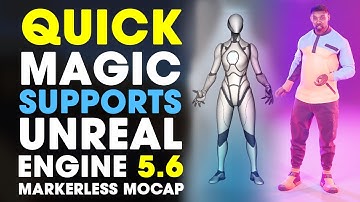 MetaHuman Animated using Markerless MOCAP from Quick Magic AI in Unreal Engine 5.6 | NO MOCAP Suit