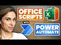 How to use office scripts and power automate to do boring excel tasks for you