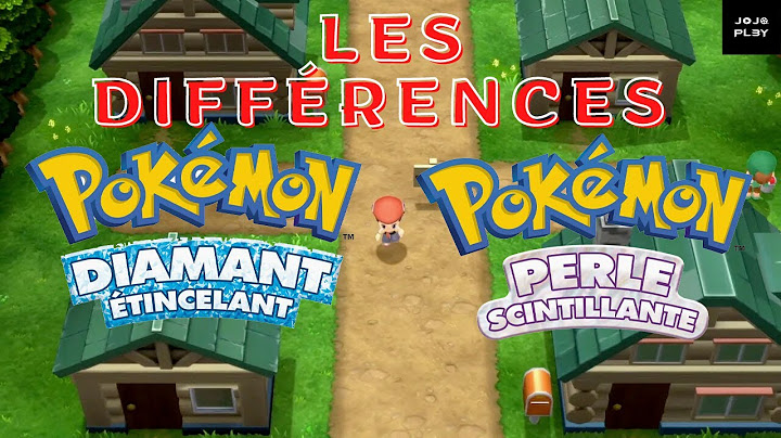 Pokémon Diamant Etincelant & Perle Scintillante : Les Différences