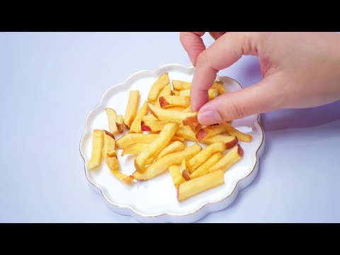 【ASMR】もはやポテトみたいなりんご Apple Snack Eating Sounds【咀嚼音】