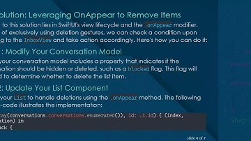 How to Delete List Items in SwiftUI from a Child View Efficiently