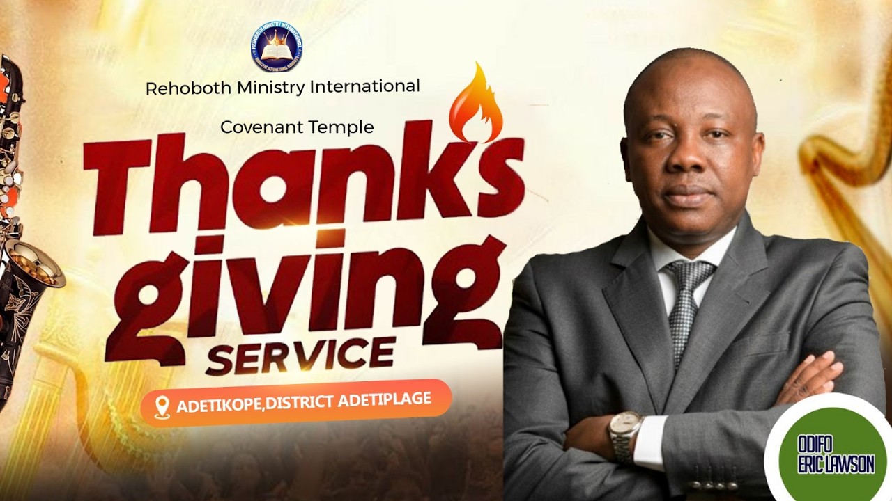 CULTE D'ACTION DE GRÂCE || DIMANCHE 8 FEVRIER 2026