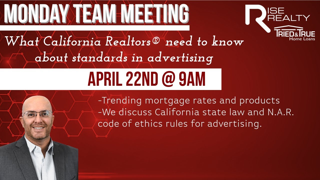 What California Realtors® need to know about standards in Advertising │Rise Realty  