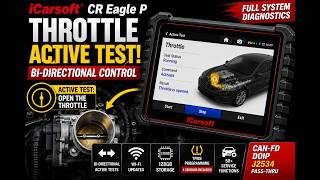 iCarsoft CR Eagle P - Throttle Bi-Directional Active Test