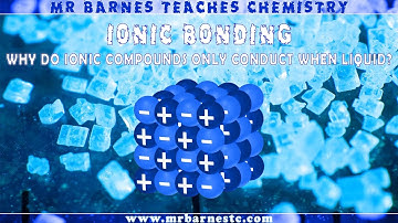 GCSE 1-9: Why can ionic compounds only conduct as a liquid?