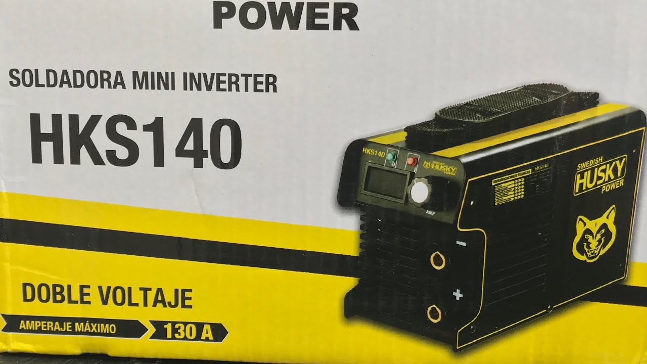 Soldadora Inversora Husky HKS-140 !UNBOXING! - YouTube