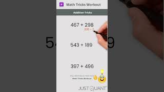 Math Tricks - Addition Tricks - Addition using Subtraction - Easy Math Tricks #mathstricks