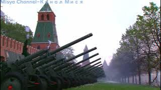 【Victory Parade】National Anthem of the Russian Federation, with cannon. Russia Victory day 2024