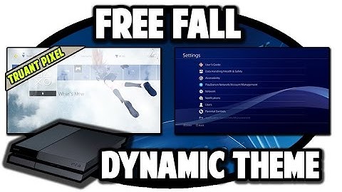 [PS4 THEMES] Free Fall Dynamic Theme by Truant Pixel Video in 60FPS