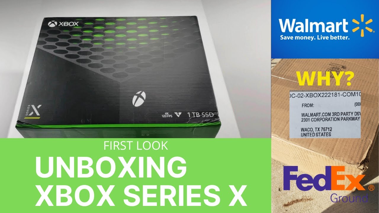 Xbox Series X and WALMART FedEx Experience ! #xboxseriesx #walmart #fedex