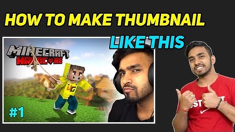 How to make thumbnail like @TechnoGamerzOfficial in Minecraft |  Techno Gamerz jaisa thumbnail