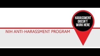 NIH Anti-Harassment Program screenshot 4