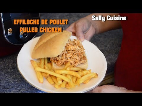 effiloche-de-poulet-/-pulled-chicken-au-cookeo-|-sally-cuisine-{episode-11}