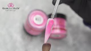 Glam and Glits Nail Design Acrylic Colour Powder Swatch Colour - CPA366 POLKA DOTS