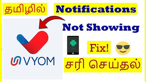How to Fix Union Bank of India App Notifications  Showing Tamil | VividTech 