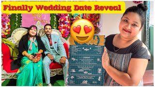 Wedding Date Reveal And Shaadi Card Aagya 😍#wedding #shaadi