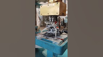 multi spindle drilling machine, 4 nos drill, auto parts, fast production, high speed drilling,