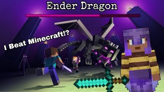 How I Beat The ENDER DRAGON in Minecraft!