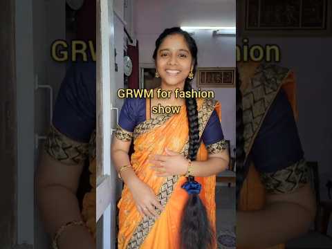 Get ready with me for fashion show#ytshorts#went to fashion show#GRWM#minivlog#sareelove
