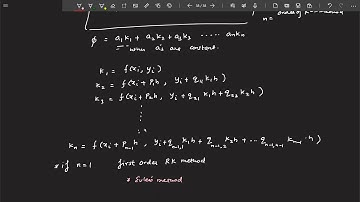 Lecture 12a: Runge-Kutta Method to solve ODEs