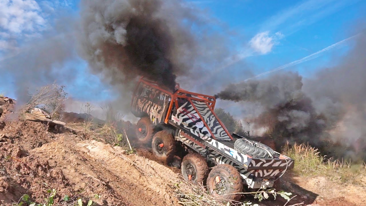 Diesel Truck Rolling Coal Truck Off-Road Tatra Truck Trial - Germany