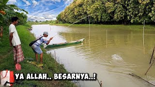 EDAN TEGEK SAMPAI MENTOK! Mancing di sambar Monster Bengawan solo