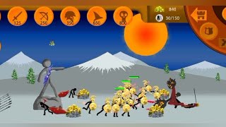 Stick War Infinity Battle Campaign Mode Golden Spearton will kill you❗ screenshot 4