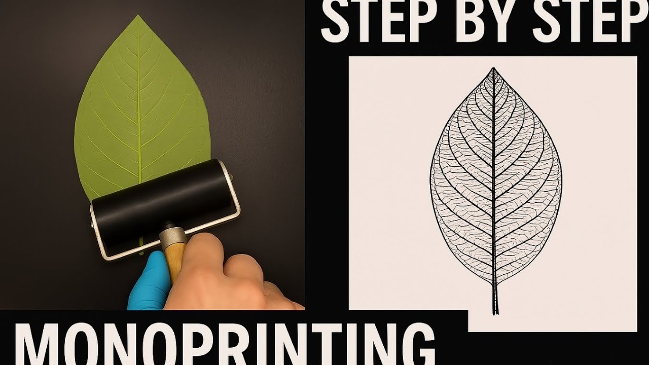 Monotype Printing | Step By Step